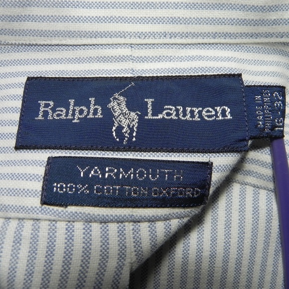 Men's Ralph Lauren Dress Oxford Shirt size 16 32 - Picture 4 of 7